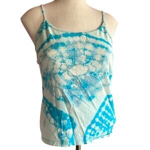 Womens Top Size Small Tie Dye Tank Hippie Handcrafted Summer Beach Bohemian